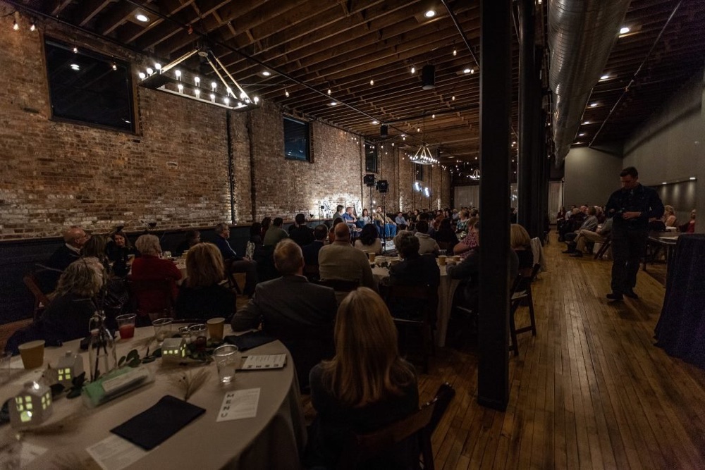 Fall fundraising dinner at Mercantile Hall